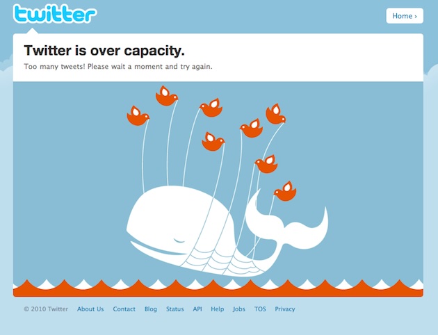 The twitter fail whale image
