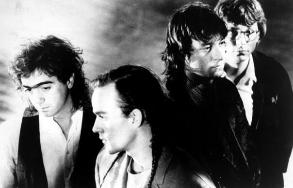 Group shot of the band R.E.M.