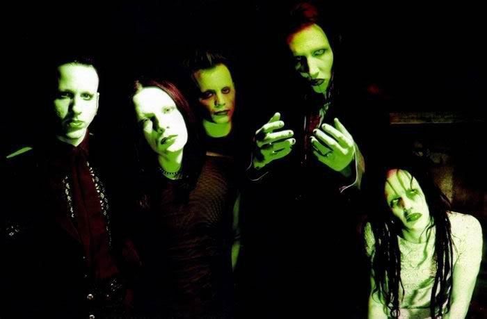 Group shot of the band Marilyn Manson