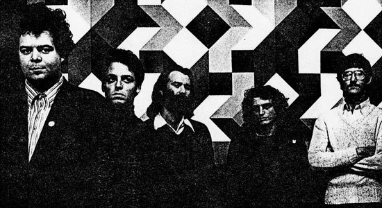 Group shot of the band Pere Ubu