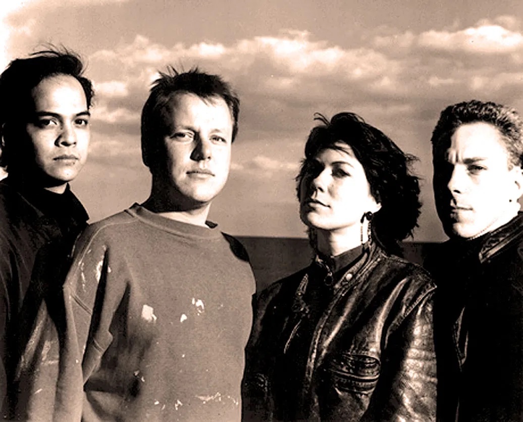 Group shot of Pixies band members