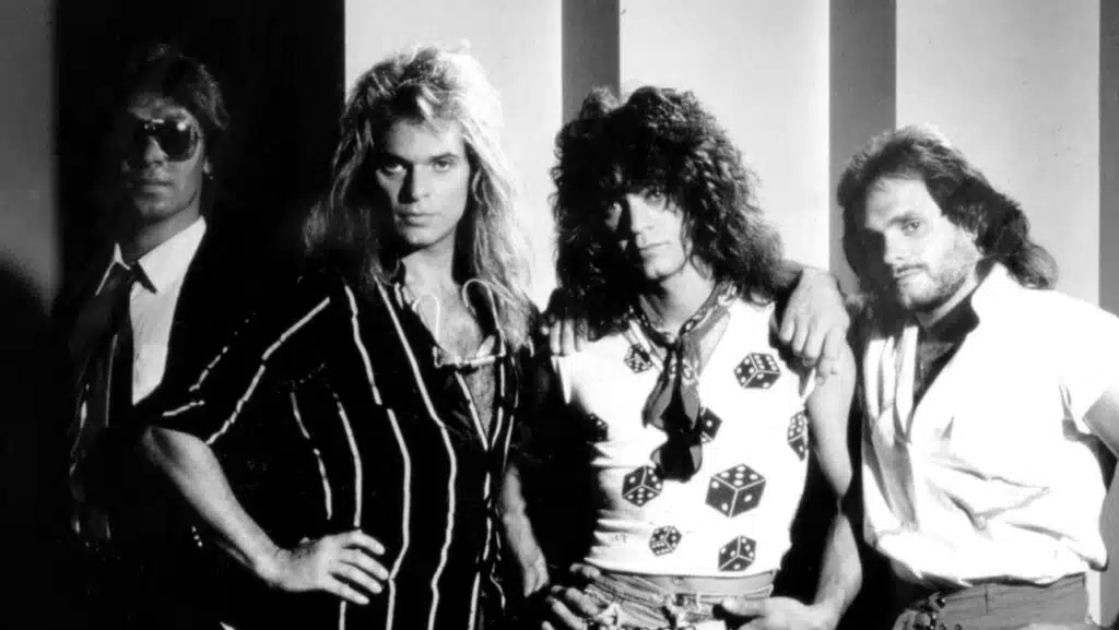 Van Halen group shot circa 1984