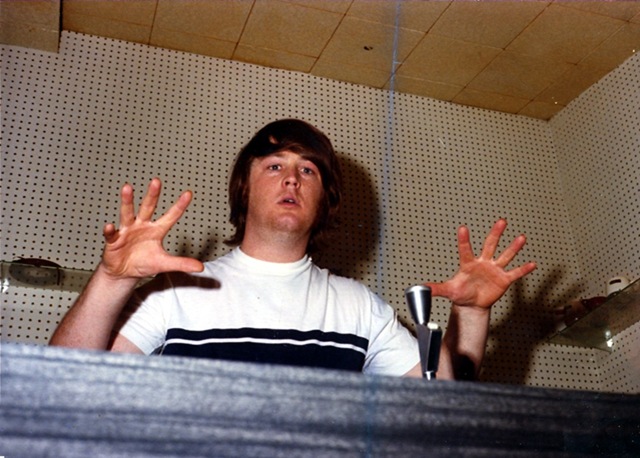 Brian Wilson in the recording studio
