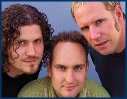 Group shot of the band Myracle Brah