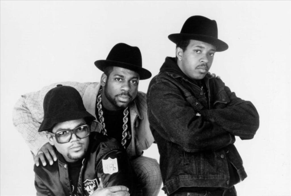 A group photo of Run-D.M.C.
