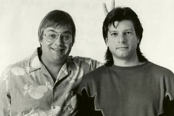 WLUP radio personalities Steve Dahl and Gary Meier