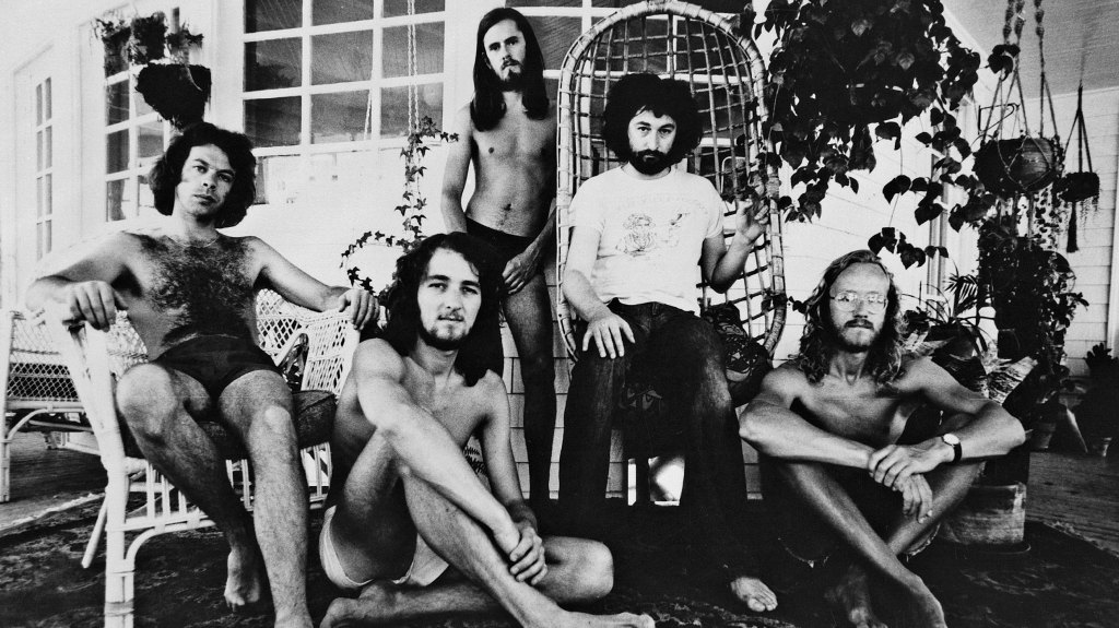 Group shot of the band Supertramp - 1974