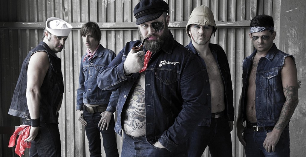 A group shot of the band Turbonegro