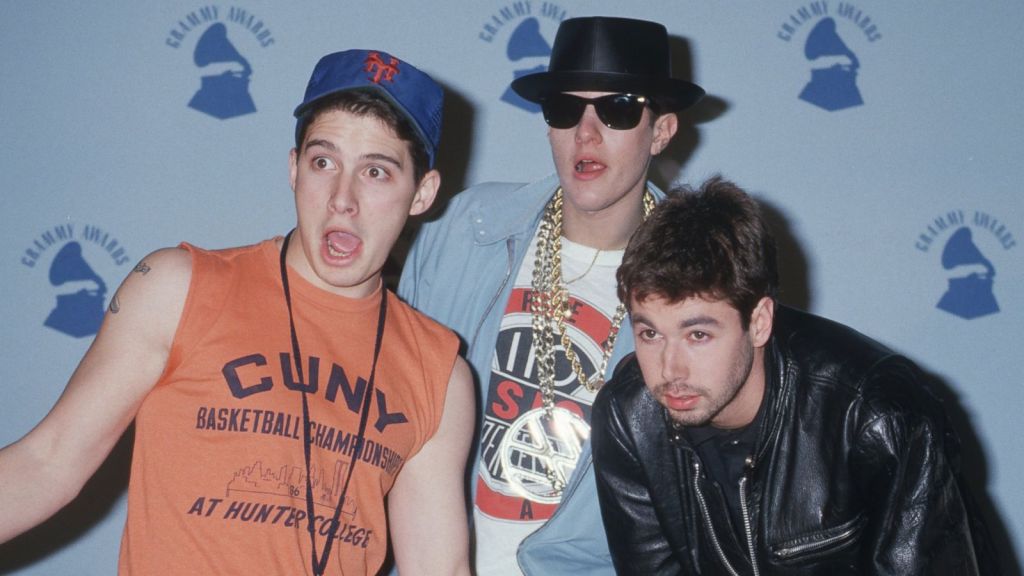Group photo of The Beastie Boys at an award show