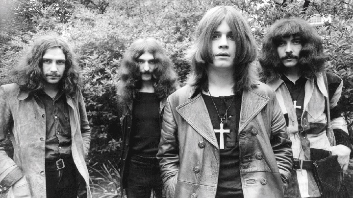 Group shot of the band Black Sabbath 1970