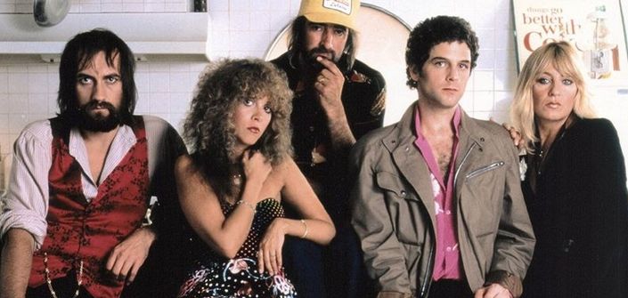 Group shot of Fleetwood Mac circa 1982