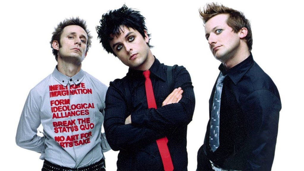 Group shot of the band Green Day