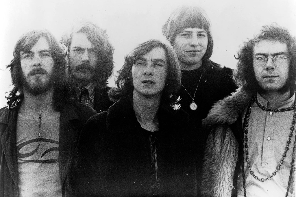 Group shot of the band King Crimson 1969