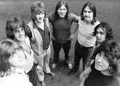 Group shot of the band Chicago 1972