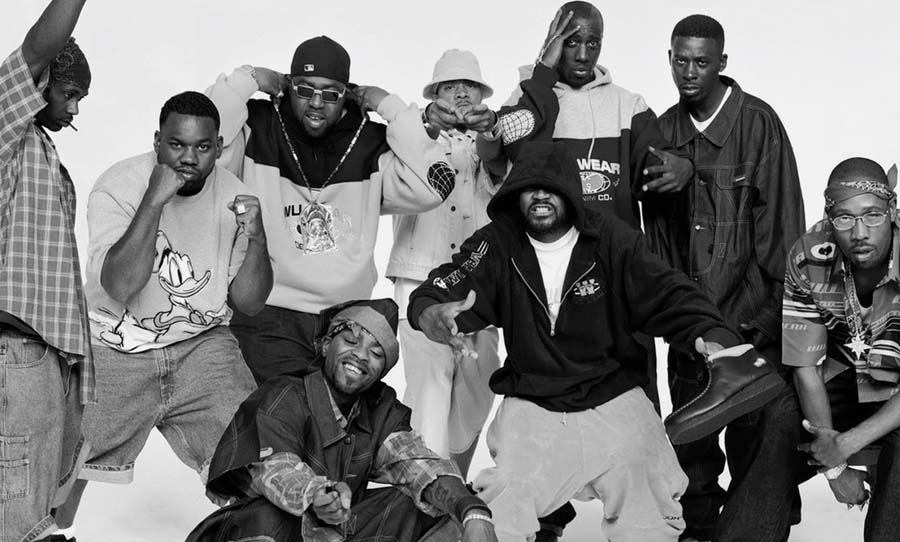 Group shot of Wu-Tang Clan